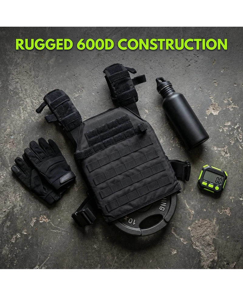 Aofar Weight Vest Adjustable Quick Release Molle Fitness Running