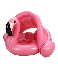 Aofar Flamingo Inflatable Pool Float Sunshade Ring