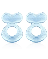 Nuby Silicone Teether with Bristles, Includes Hygienic Case