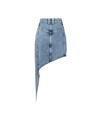 Pcfg Women's Free Heaven Cut Out Denim Skirt