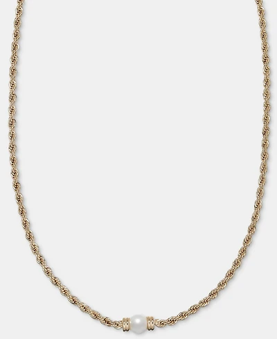 Lauren Ralph Lauren Imitation Pearl Rope Chain Collar Necklace, 17"