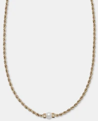 Lauren Ralph Lauren Imitation Pearl Rope Chain Collar Necklace, 17"
