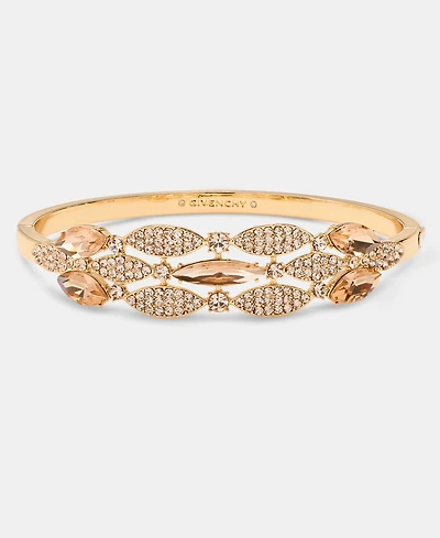 Givenchy Crystal Triple-Row Bangle Bracelet