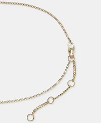 Givenchy Crystal Pear-Shape Lariat Necklace, 16" + 3" extender