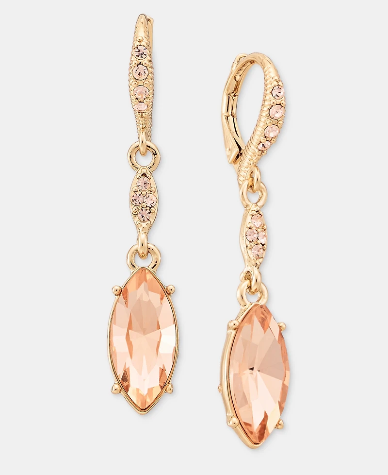 Givenchy Crystal Double Drop Earrings