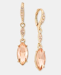 Givenchy Crystal Double Drop Earrings