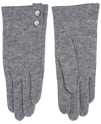 Lauren Ralph Two Button Cashmere Blend Touch Gloves
