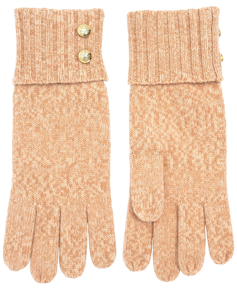 Lauren Ralph Lauren Two Button Knit Gloves