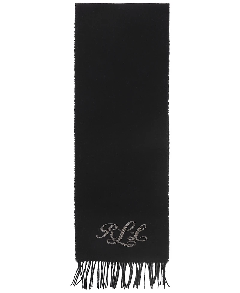 Lauren Ralph Lauren Beaded Logo Scarf