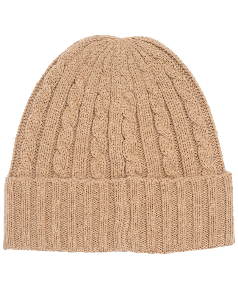 Lauren Ralph Core Cable Logo Beanie