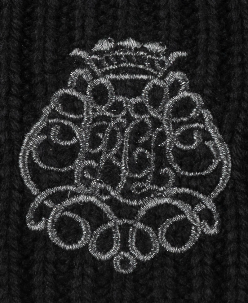 Lauren Ralph Direct Embroidery Cable Pom Beanie