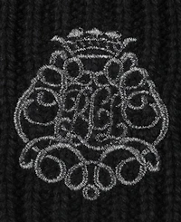 Lauren Ralph Direct Embroidery Cable Pom Beanie