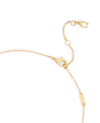 Coach Gold Signature Logo Interlocking Ring Pendant Necklace