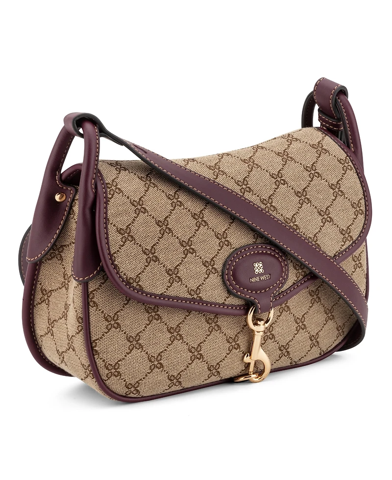 Nine West Cobel Convertible Flap Small Crossbody Handbag