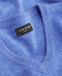 Club Room Men's 100% Cashmere V-Neck Sweater, Macy's Exclusive