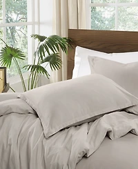 Brooklyn Loom Matte Cotton Velvet 3-Piece Comforter Set, King