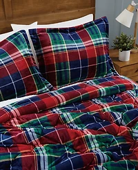 Truly Soft Cuddle Warmth Ivan Plaid 2-Piece Comforter Set, Twin/Twin Xl
