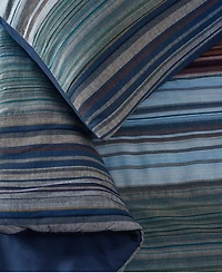 Brooklyn Loom Met Stripe Yarn Dye 3-Piece Comforter Set