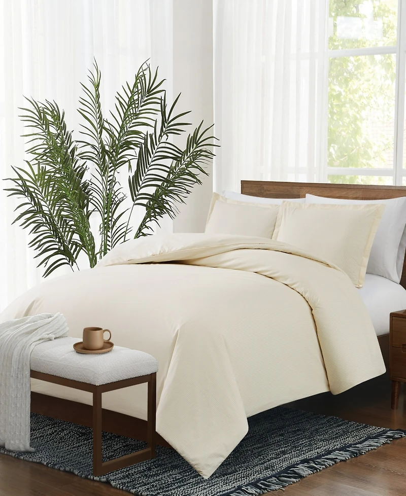 Brooklyn Loom Pinstripe 3-Piece Comforter Set