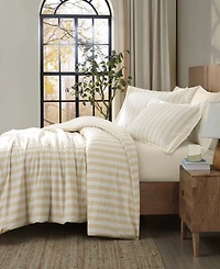Brooklyn Loom Levi Stripe 3-Piece Comforter Set