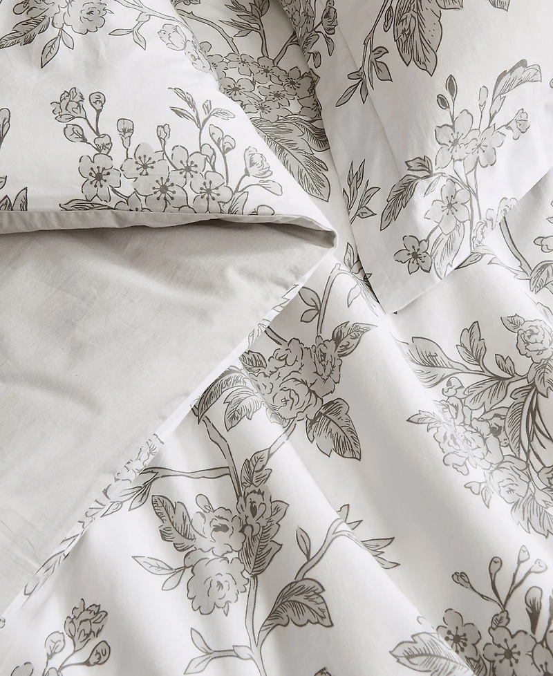 Brooklyn Loom Mila Floral 3-Piece Comforter Set, King