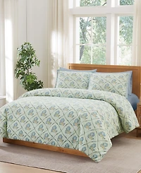 Brooklyn Loom Olivia Floral 3-Piece Duvet Cover Set, Full/Queen