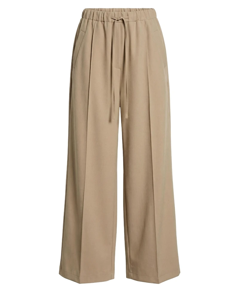 Modenaire Women's Wide-Leg Drawstring-Waist Pants