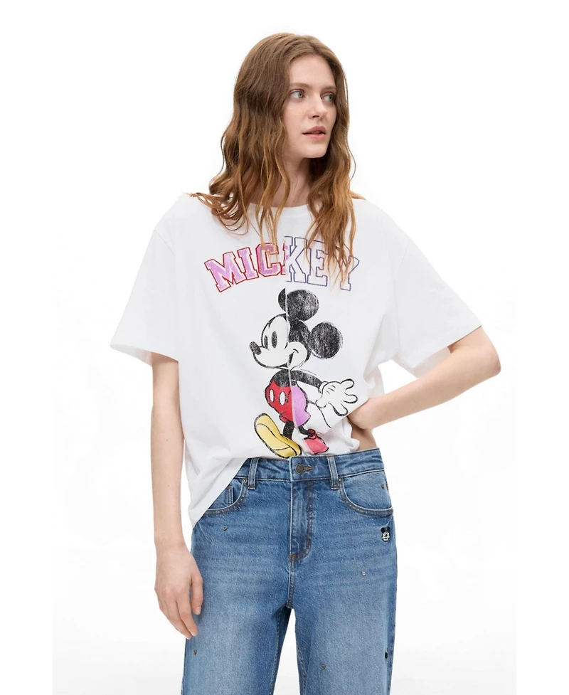 Desigual Women's Culotte Jeans Pants Disney