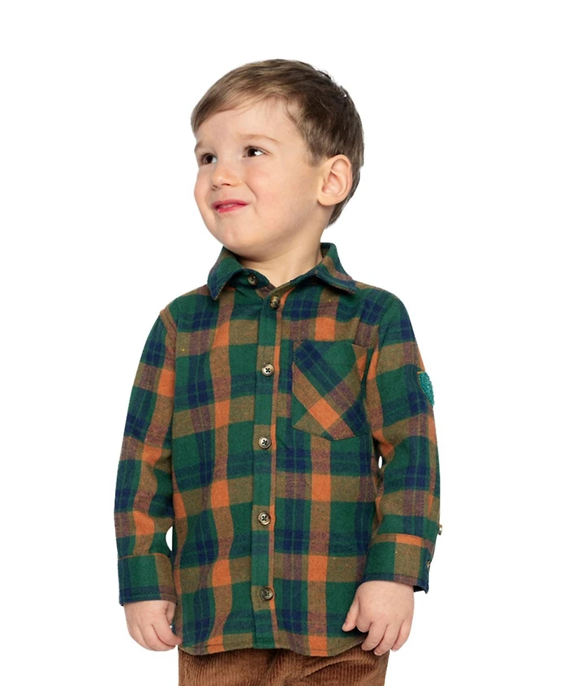 Deux par Deux Baby Boys Plaid Shirt (12-18) months