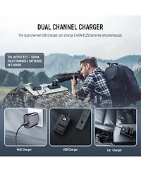 Neewer En-EL25 Camera Battery and Charging Accessory with 1350mah