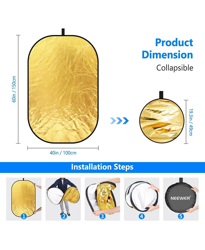 Neewer Camera and Photo Accessory with 40", 5 in