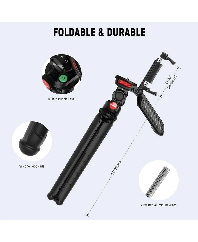 Neewer TP36 Camera Tripod for select iPhone and Android mobile devices