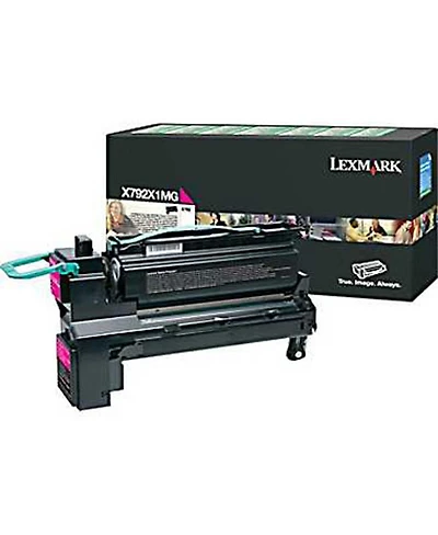 Lexmark X792X1MG Magenta Print Toner Cartridge for X792 Series MFPs, 20000 Pages Yield