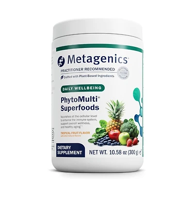 Metagenics PhytoMulti Superfoods Fruit and Vegetable Superfood Powder Blend for Overall Wellness and Immune System Support 10.58 Ounce