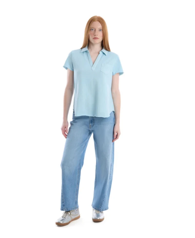 Wilt Women's Clothing Chest Pocket Polo Tee