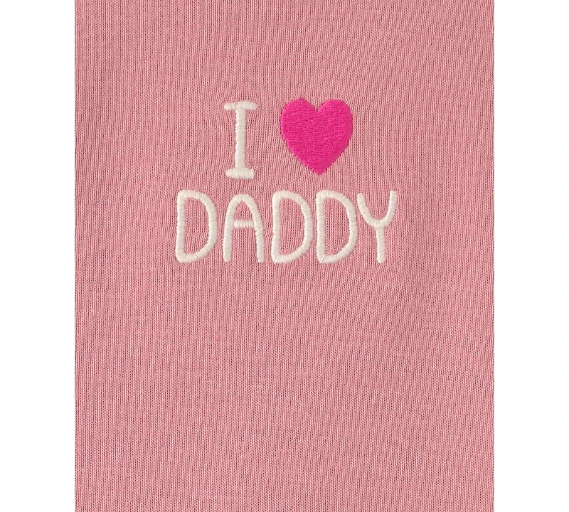 Carter's Baby Girls' Long-Sleeve T-Shirt, Bodysuit and Pants, 3-Piece Set