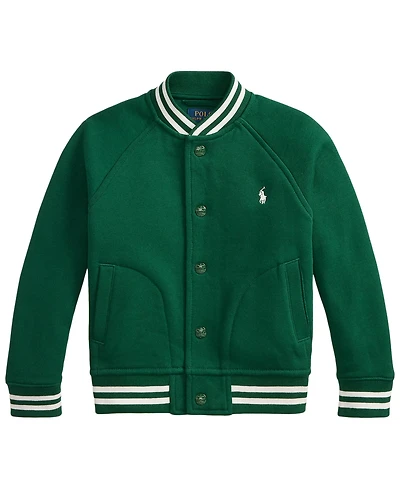 Polo Ralph Lauren Boys' 2T-7 Seasonal Fleece-Raglan Jacket