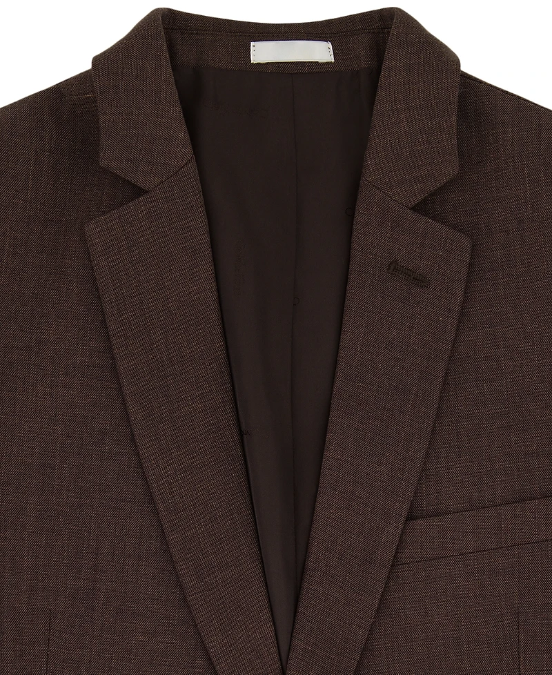 Calvin Klein Boys' 8-20 Stretch Refined Sharkskin Jacket