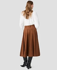 French Connection Women's Sonja Flare Midi Skirt