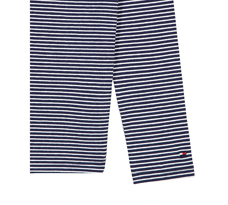 Tommy Hilfiger Girls' 7-16 Stripe Long-Sleeve Jersey Top