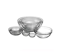 Anchor Hocking Glass 10-Piece Mixing Bowl Set