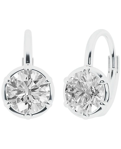 Macy's Lab-Grown Diamond Earrings (3 ct. t.w.) 14k White Gold