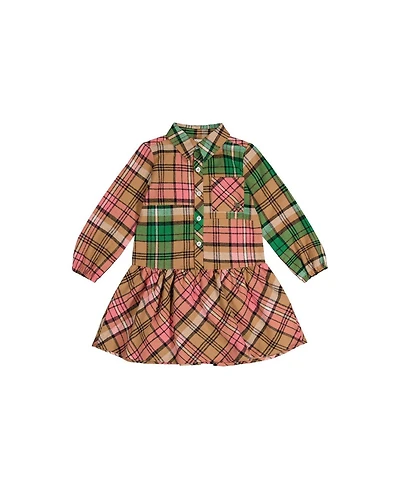 Deux par Girls (2T-5T) Shirt Plaid Dress
