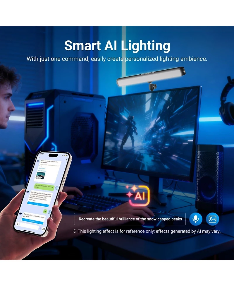 Neewer NG01 Camera and Photo Accessory Alexa Google Assistant for Gaming Video Conference