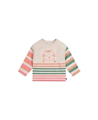 Deux par Toddler Girl (2T - 5T) Knitted Stripe Sweater