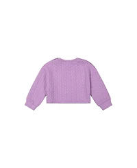 Deux par Toddler Girl (2T - 5T) Jacquard Sweatshirt