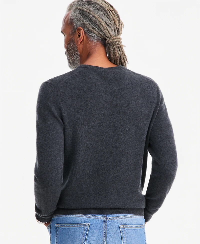 Club Room Men's Crewneck 100% Cashmere Sweater