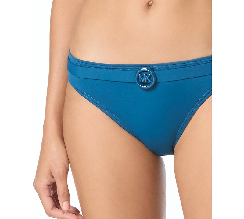 Michael Kors Women's Logo Detail Swim Bottoms