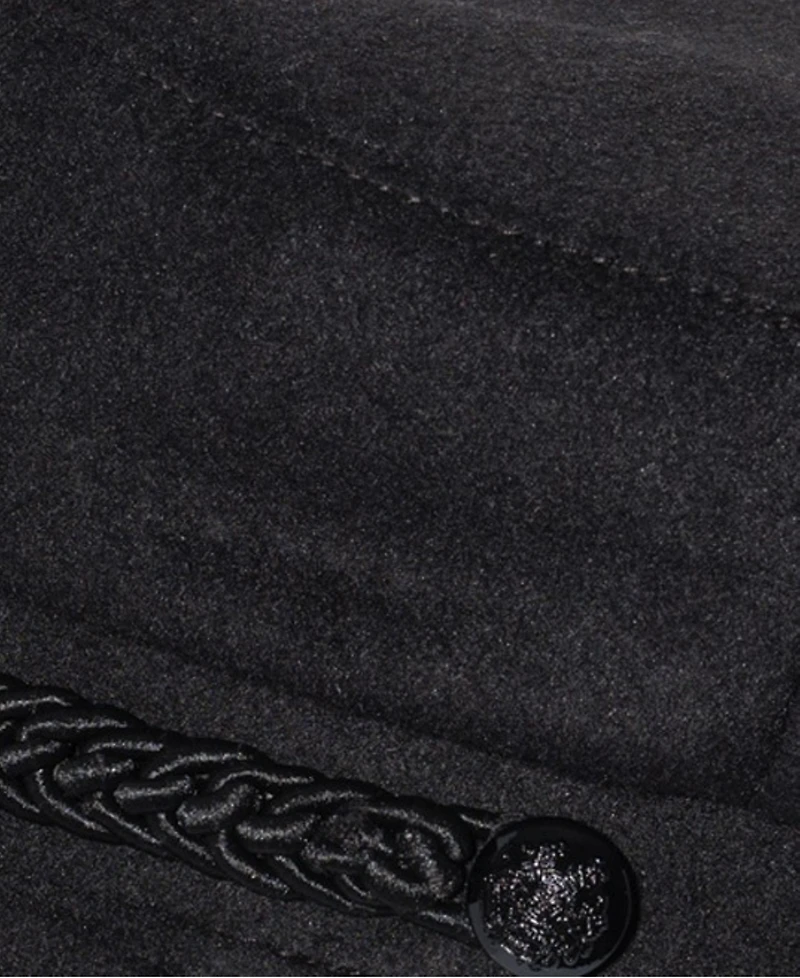 Lauren Ralph Logo Crest Buttons Brim Hat