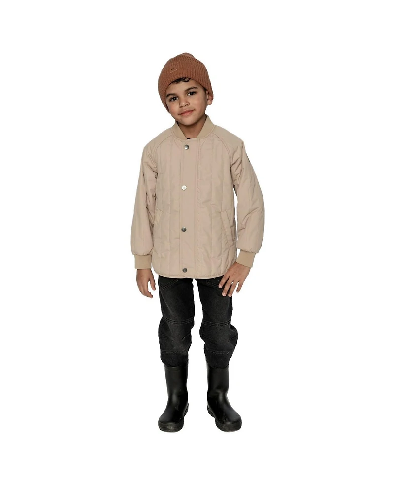 Deux par Deux Toddler Unisex Quilted Raglan Sleeve Jacket